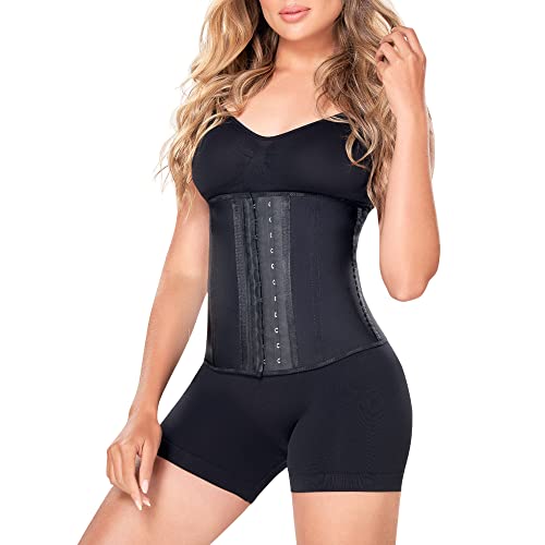 Ann Chery Women's Faja Deportiva Workout Waist Cincher, Black, Large/36