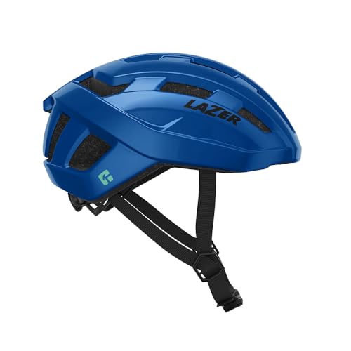 LAZER Tempo KinetiCore Bike Helmet, Lightweight Bicycling Gear for Adults, Men & Women’s Cycling Head Gear, Blue, One Size