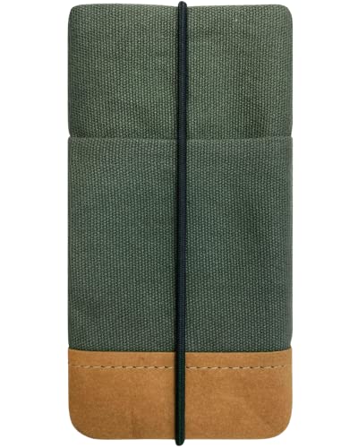 Kuratist - Cell Phone Pouch | Soft Case Protection – iPhone 12/13 Pro Max/Samsung Galaxy S22+/S21+ Compatible & Other Models - (Large, Pine)