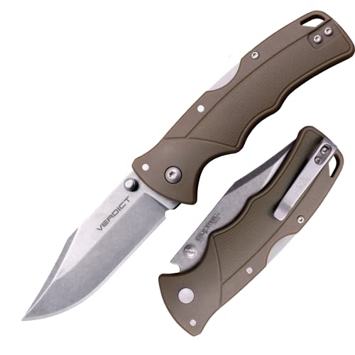 Cold Steel Verdict 4116SS 3in Clip Point Blade FDE GFN