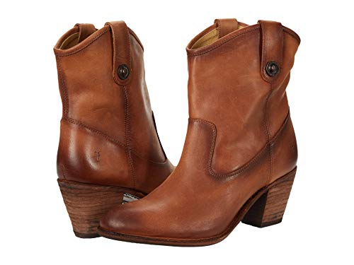 Frye Jackie Button Short Cognac 8 B (M)