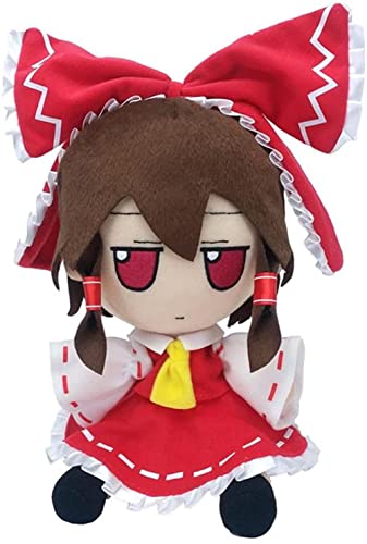 Kunfund Touhou Project Plushie Stuffed Doll Hakurei Reimu Anime Figure Xmas Gift Fumo 20cm