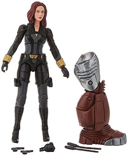 Marvel Hasbro Black Widow Legends Series 6-inch Collectible Black Widow Action Figure Toy, Premium Design, 6 Accessories, Ages 4 and Up