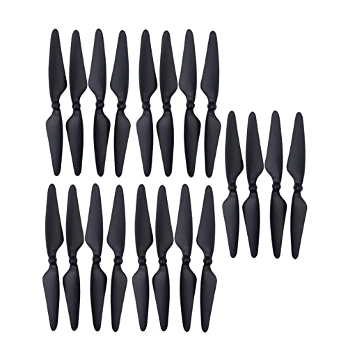 Fytoo Accessories for Hubsan H501s H501A H501C H501M H501S W H501S Pro MJX B3 BUGS 3 B3H BUGS 3H F17 F100 Quadcopter Aircraft Blade Spare Parts Aircraft Model 20PCS Drone Propeller (Black)
