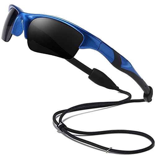 DUCO Kids Sunglasses Boys Sports Sunglasses Youth Polarized Baseball Sunglasses for Boys and Girls Age 3-6 K014