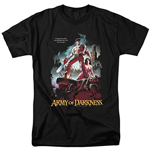 Army of Darkness Movie Poster Bruce Campbell T Shirt & Stickers (Large)