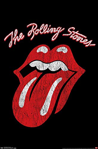 Trends International Rolling Stones-Classic Logo Wall Poster, 22.375' x 34', Unframed Version