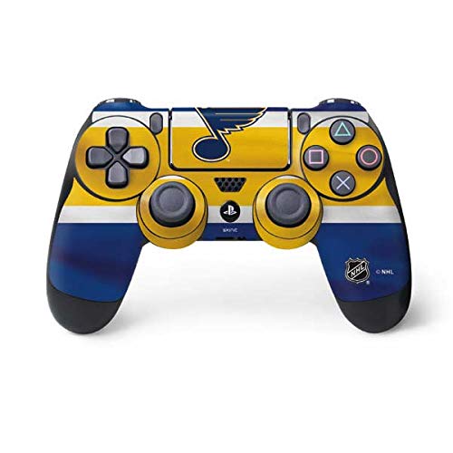 Skinit Decal Gaming Skin for PS4 Controller - Officially Licensed NHL St. Louis Blues Jersey Design