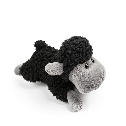 BABY FRANKIEZHOU Sheep Lamb Plush, Soft Cute Black Lamb Plush Toy, Children's Sheep Plush Toys, Gifts Children Prone Position 8.5inch