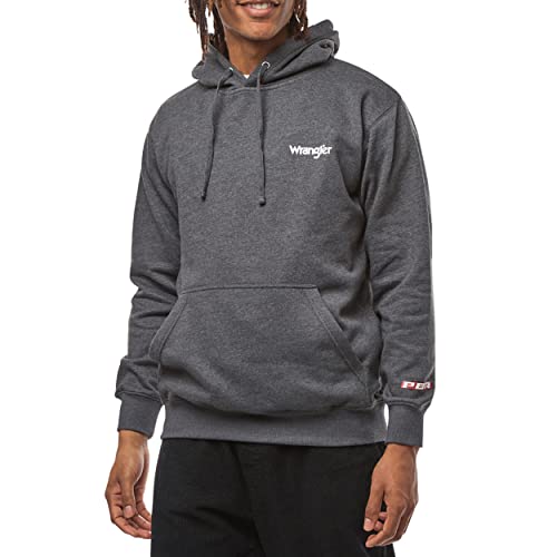 Wrangler Hoodies for Men – Fleece Mens Hoodies Pullover, (Sizes M-6X) Men Hoodie Charcoal
