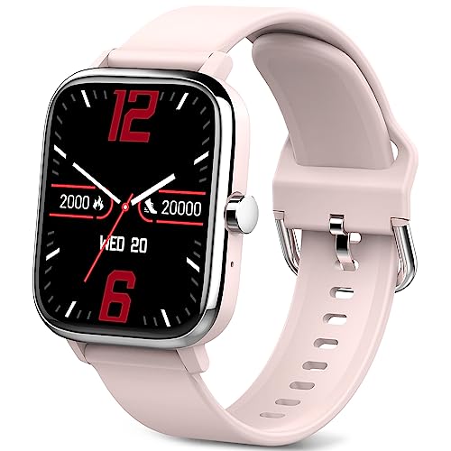 KAKTIN Smart Watch for Men Women，Smartwatch with Bluetooth Call(Answer/Make Call) 1.85' Touch Screen Fitness Tracker with IP68 Waterproof, 100+ Sports for Android iPhone iOS