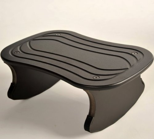 6-inch Rock 'N Stop Footrest - Black (Black) (6.75'H x 17.5'W x 11.25'D)