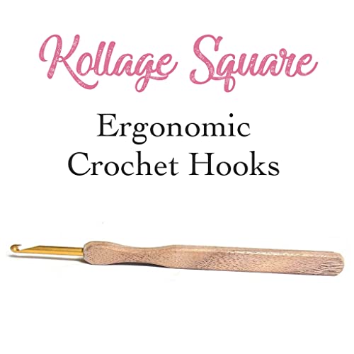 Kollage Square Rounded Crochet Hooks, 6' / 15 cm (5.50 mm/US I-9)