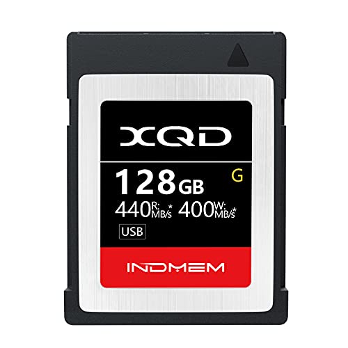 XQD 128GB Memory Cards, 5X Tough MLC XQD Flash Memory Cards High Speed G Series| Max Read 440MB/s, Max Write 400MB/s