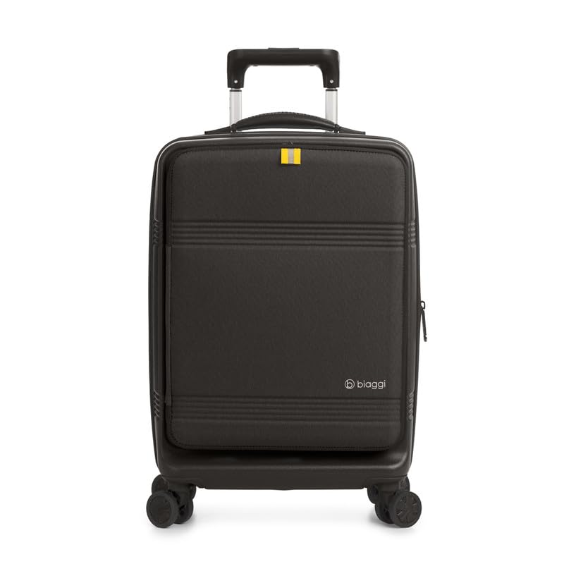 BIAGGI Runway Hybrid Carry-On Luggage - Polycarbonate Shell, Lightweight Expandable Travel Bag, Expandable, TSA-Approved