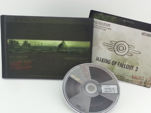 Fallout 3 Collector's Edition: The Making of DVD and Art Book with Conceptual Imagery Vault Archive Room