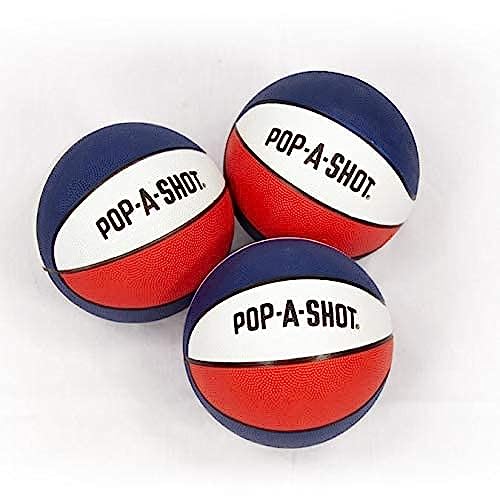 Pop-A-Shot Official Mini Basketball-3 Pack