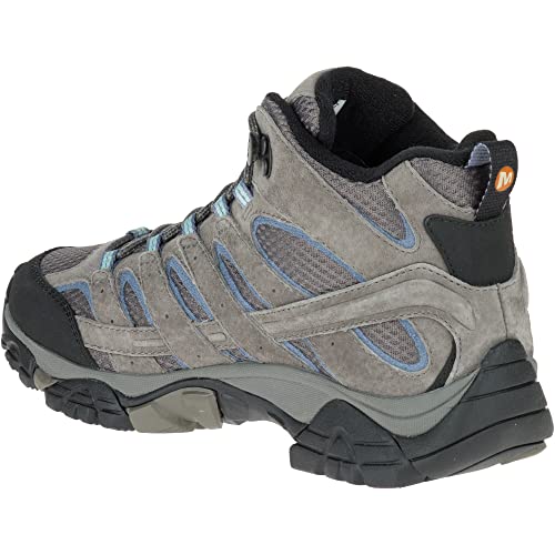 Merrell Women's Moab 2 Mid Waterproof Hiking Boot, Granite, 7 M US
