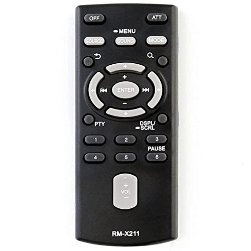 PerFascin RM-X211 RMX211 Replacement Remote Control fit for Sony Car Stereo CDX-GT57UP CXS-GT5616F CXS-GT4016F CDX-GT40U CDX-GT40UW CDX-GT565UP CDX-GT56UI CDX-GT56UIW CDX-GT660UP CDX-GT45U