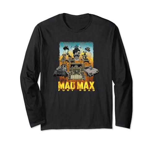 WB100 Mad Max Fury Road Post-Apocalyptic Wasteland Comic Long Sleeve T-Shirt