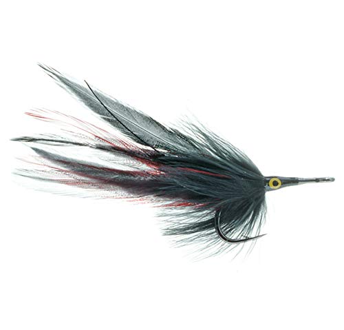 Umpqua Black Death Fly Fishing Tarpon & Big Game Pattern Large - 1 Pack