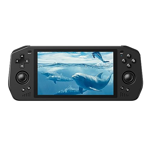 AOEKPDPET Powkiddy X28 Android Handheld Game Console - 5.5” IPS Touchscreen, WiFi, Bluetooth, HDMI Output, GPS, Customizable Buttons, Expandable Storage