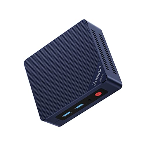 Beelink Mini PC, Mini S12 Intel 12th Gen 4-Core N95(up to 3.4GHz), Mini Computer 16GB DDR4 RAM 500GB SSD, Desktop PC Dual HDMI 4K UHD/Gigabit Ethernet/Dual WiFi5/BT4.2/Linux PC(Ubuntu)/HTPC