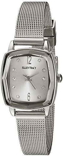 Ellen Tracy Women's Quartz Metal and Alloy Watch, Color:Silver-Toned (Model: ET5188SL)