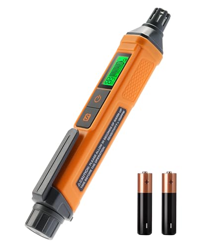 Natural Gas Detector, TopTes PT205 Gas Leak Detector with Audible & Visual Alarm, Propane Leak Detector with%LEL Value of Methane, Butane, and Combustible Gas for Home, RV (Includes Batteryx2)-Orange