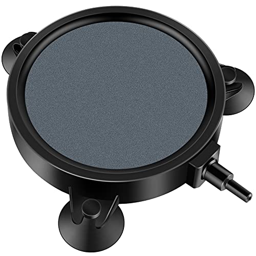 Pawfly Aquarium 4 Inch Air Stone Disc Bubble Diffuser Release Tool - Corded Electric for Air Pumps Buckets Fish Tanks Ponds DWC Reservoirs and Circulation System