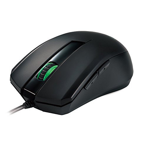 Rosewill Ergonomic Computer Laptop Gaming Mouse, 5 Levels up to 4000 DPI w/ Advanced Optical Sensor, 7 LED Backlit Colors - RGM-400