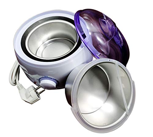 Professional Electric Wax Warmer and Heater for Soft, Paraffin, Warm, Crème and Strip Wax | Wax Melter for Hair Removal with Adjustable Temperature for Salon Quality Results