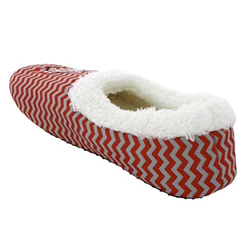 Comfy Feet Everything Comfy Ohio State Buckeyes Chevron Slip On Slipper XL
