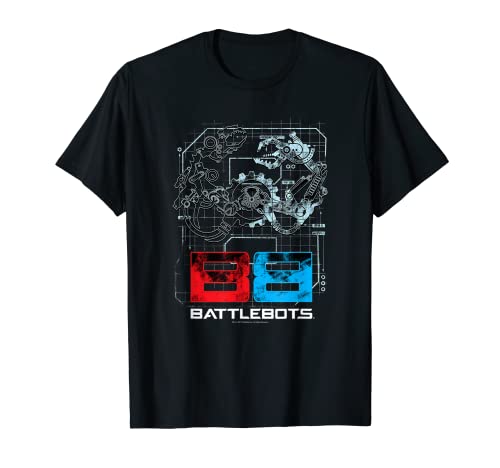 BattleBots Robot Schematics Logo T-Shirt