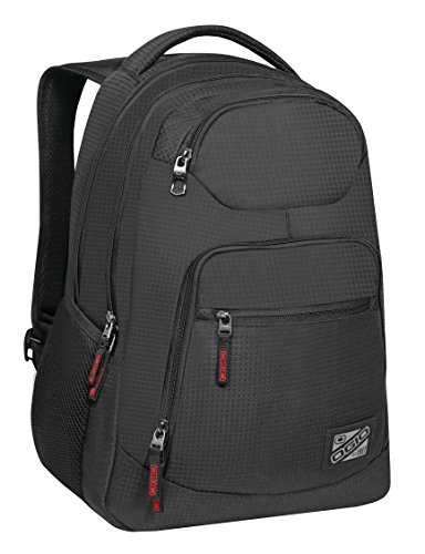 OGIO Tribune 17 Day Pack, Large, Black , Black/Red, 50 cm-37 Litre
