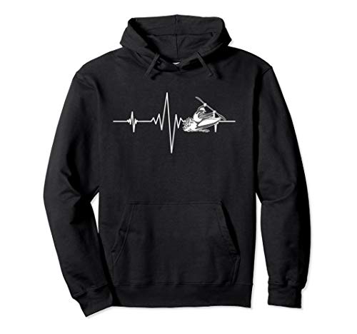 Whitewater Kayaking Hoodie Kayak Heartbeat Gift Men Women