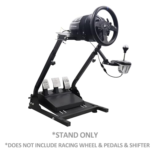 YXHARD Racing Wheel Stand, Height Adjustable & Foldable Steering Wheel Stand Compatible with Logitech G25,G27,G29,G920 Gaming Cockpit