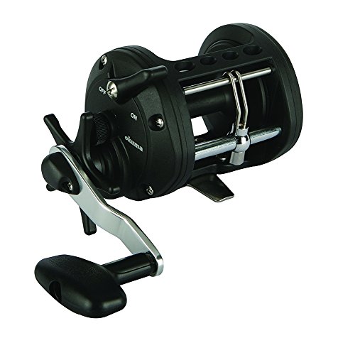OKUMA CLX-450La Classic Levelwind Star Drag Casting Reel, 450 Reel Size, 3.8: 1 Gear Ratio, 25' Retrieve Rate, 18 lb Max Drag, Ambidextrous, Black, One Size