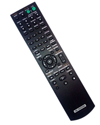 Replaced Remote Control for Sony RMAAU013 STR-DG510 STRK1600 HT-DDW700 1-479-691-11 Home Theater Audio/Video Receiver AV System
