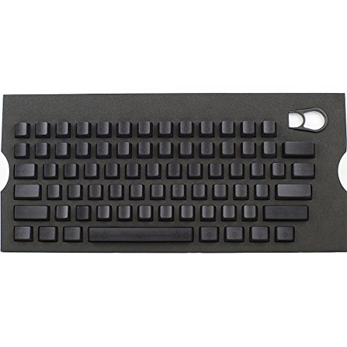 Max Keyboard Universal Translucent Cherry MX Full Keycap Set (Black Translucent - Blank/No Print)