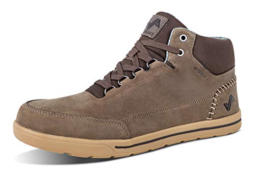 Forsake Phil Mid - Men's Waterproof Leather Mid-Top (10.5 D(M), Ash)