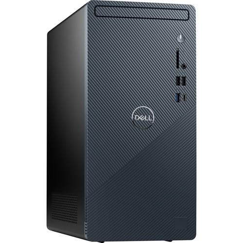 Dell Inspiron 3000 3910 Desktop Computer - Intel Core i3 12th Gen i3-12100 Quad-core (4 Core) 3.30 GHz - 8 GB RAM DDR4 SDRAM - 1 TB HDD - Tower - Blue - Intel B660 Chip - Windows 11 Home (Renewed)