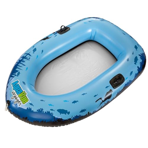 Sieco Design AQUAVUE Voyager, Clear Bottom Inflatable Raft, for Kids and Adults
