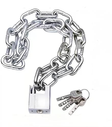 ArtnIndia Security Chain Lock,Bike Chain Lock, Premium Case-Hardened Security Chain ,Cannot Be Cut with Bolt Cutters Or Hand Tools, Ideal for Motorcycles, Bike, Generator, Gates ,Outdoor Furniture