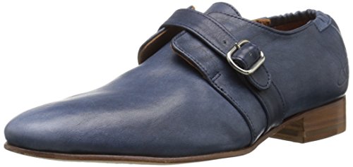 John Fluevog Women's Johnston, Navy, 6 M US