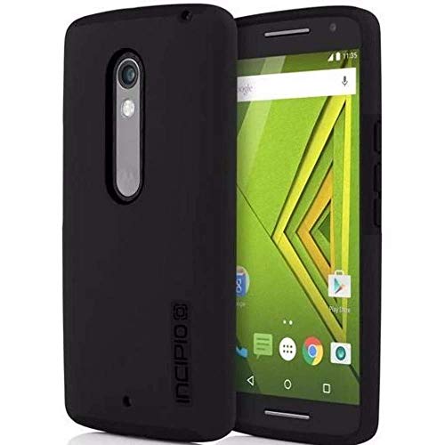 Incipio DualPro Carrying Case for Motorola Droid MAXX 2/Motorola Moto X Play - Retail Packaging - Black