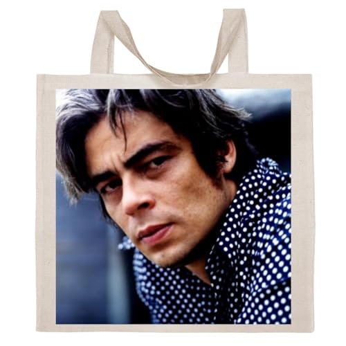 Benicio del Toro - Cotton Photo Canvas Grocery Tote Bag #IDPP1023845