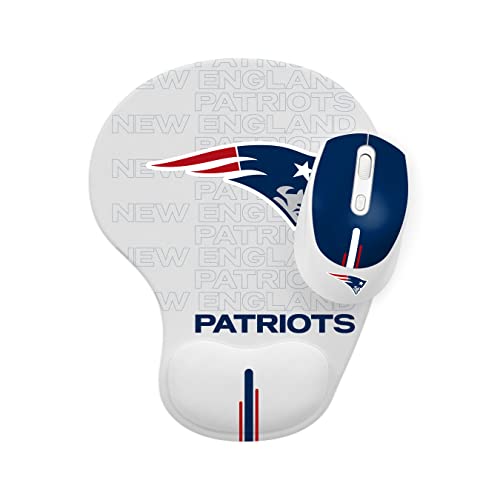 SOAR NFL Mouse and Mouse Pad, New England Patriots