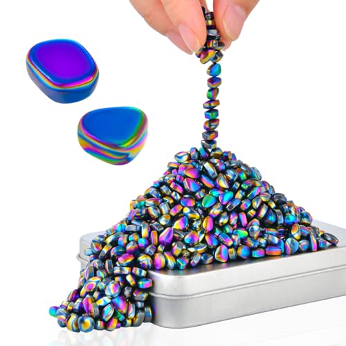 UYPEA Ferrite Putty,Over 600 Weak Magnetic Ferrite Stones, Satisfying Magnet Balls Desk Toys for Office and Fidget Toys for Adults