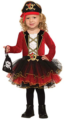 Forum Novelties Baby Deluxe Pirate Girl Costume, As Shown, 6-12 Months
